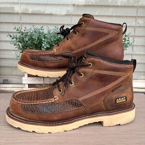 Ariat Men's Rebar Lift Chukka Waterproof Composite Toe Work Boot